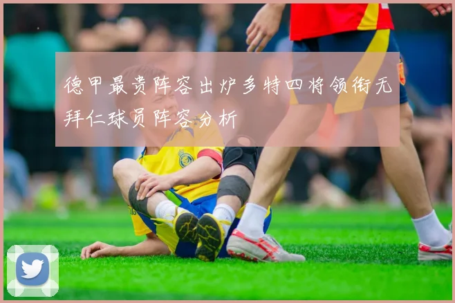 德甲最贵阵容出炉多特四将领衔无拜仁球员阵容分析
